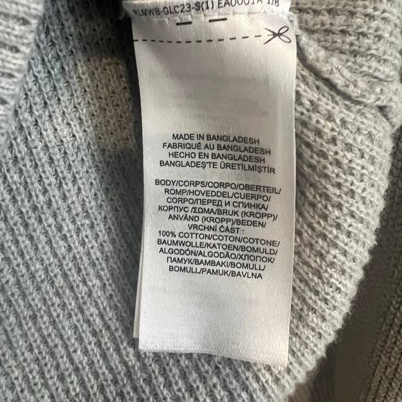 Ralph Lauren Cowl Neck Turtleneck Thermal Waffle Knit Long Sleeve Shirt Pullover - Picture 5 of 5